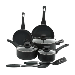 Juego de Ollas OSTER - NEGRO ASHFORD 10 PZS